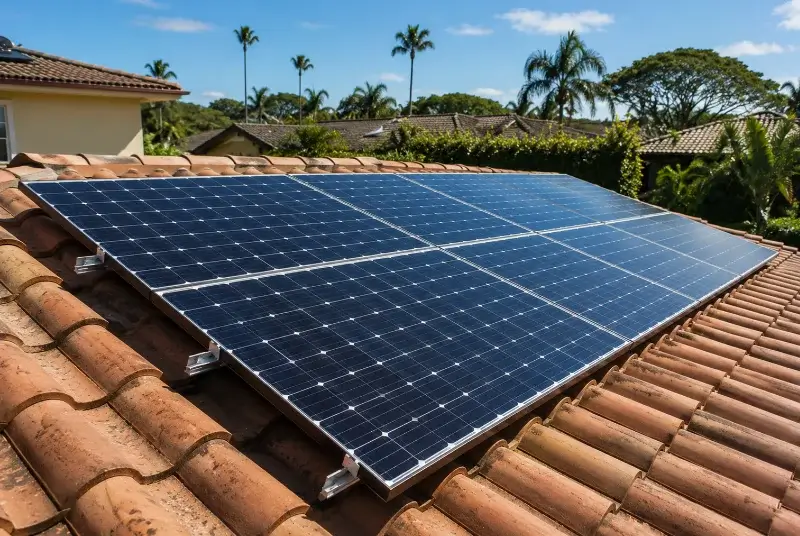 Installation de panneaux solaires à la Boissière-des-Landes